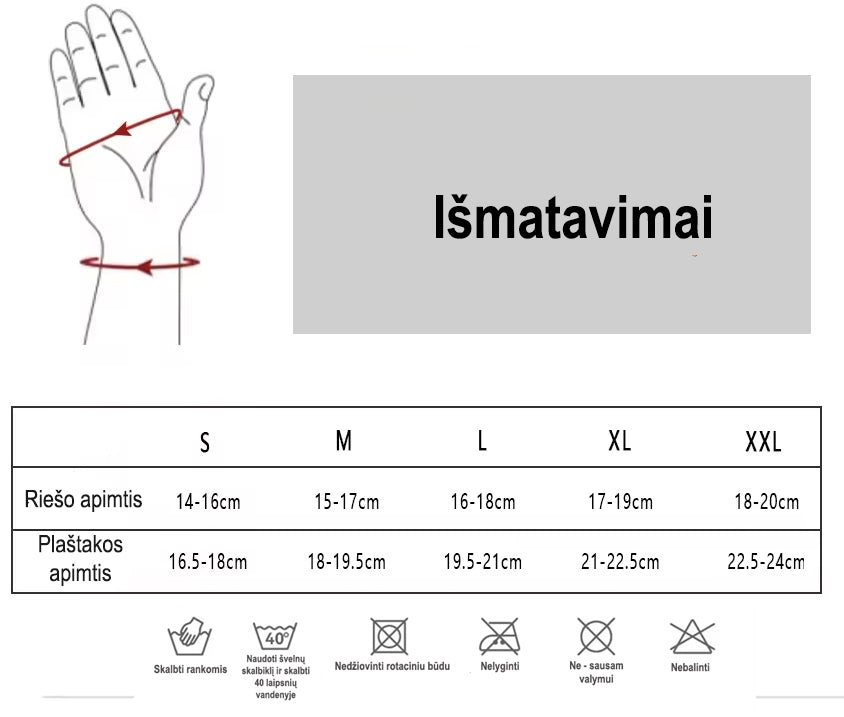 Kompresinės pirštinės 2vnt.