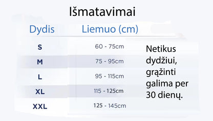 Diržas nuo nugaros skausmo